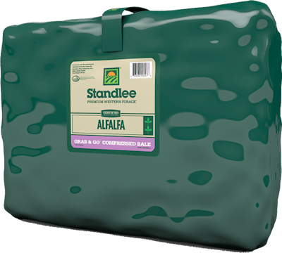 Certified Alfalfa Grab & Go Compressed Bale Product Photo