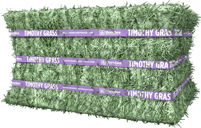 Premium Timothy Grass Compressed Bale Product Photo