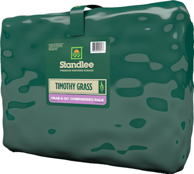 Premium Timothy Grass Grab & Go Compressed Bale Product Photo