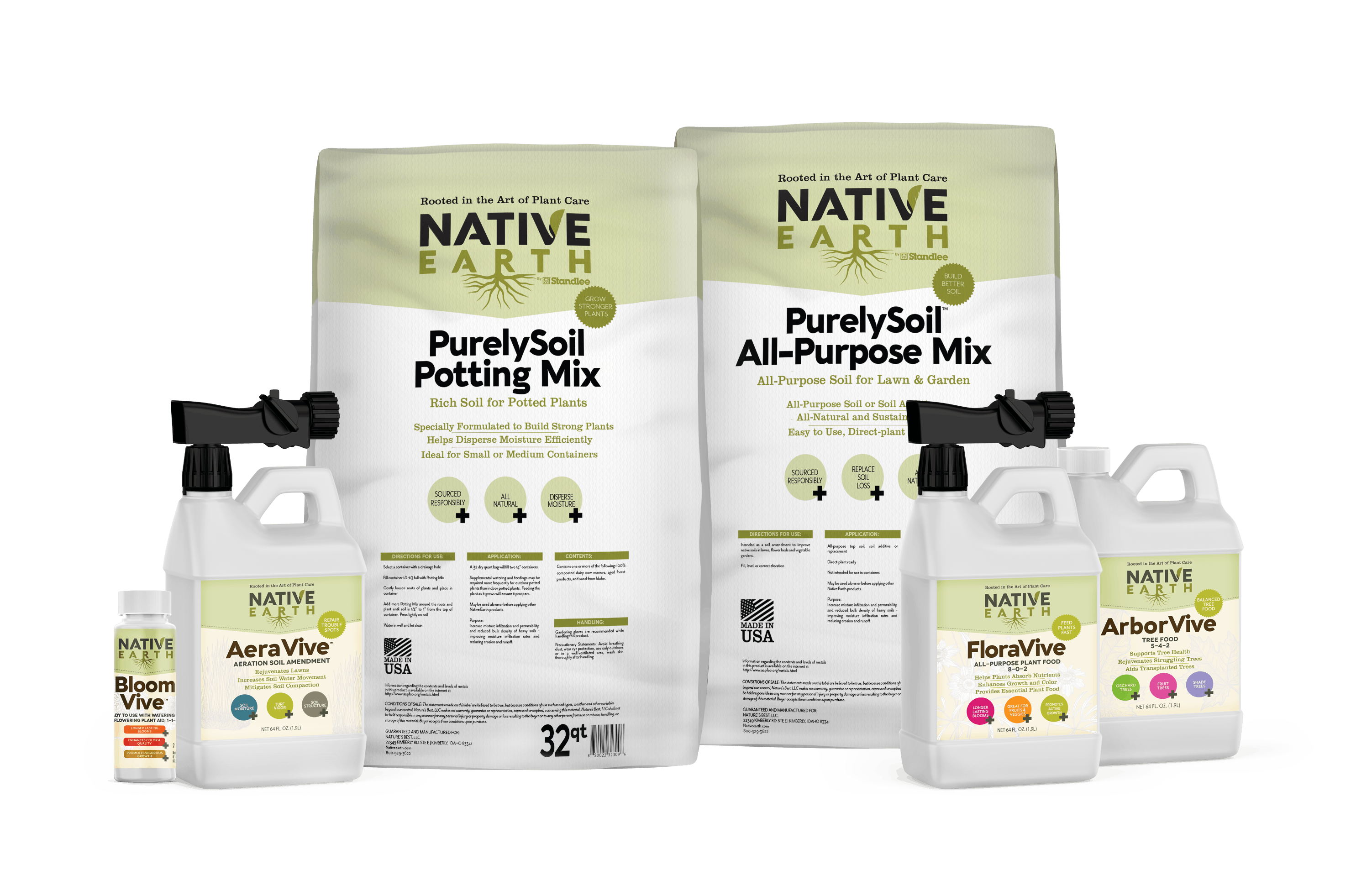 Native Earth lawn and garden products by Standlee